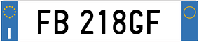 Truck License Plate